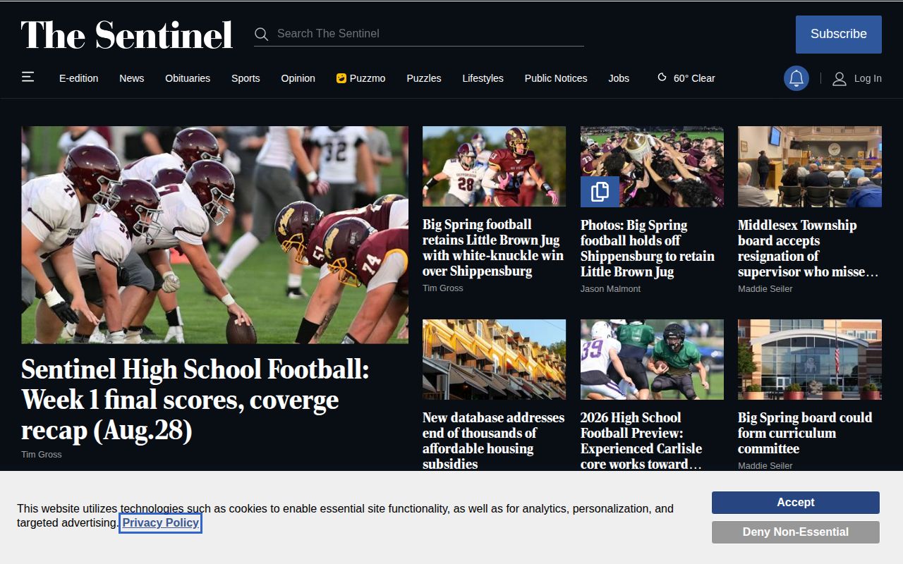 Cumberlink local Cumberland County crime news source interface